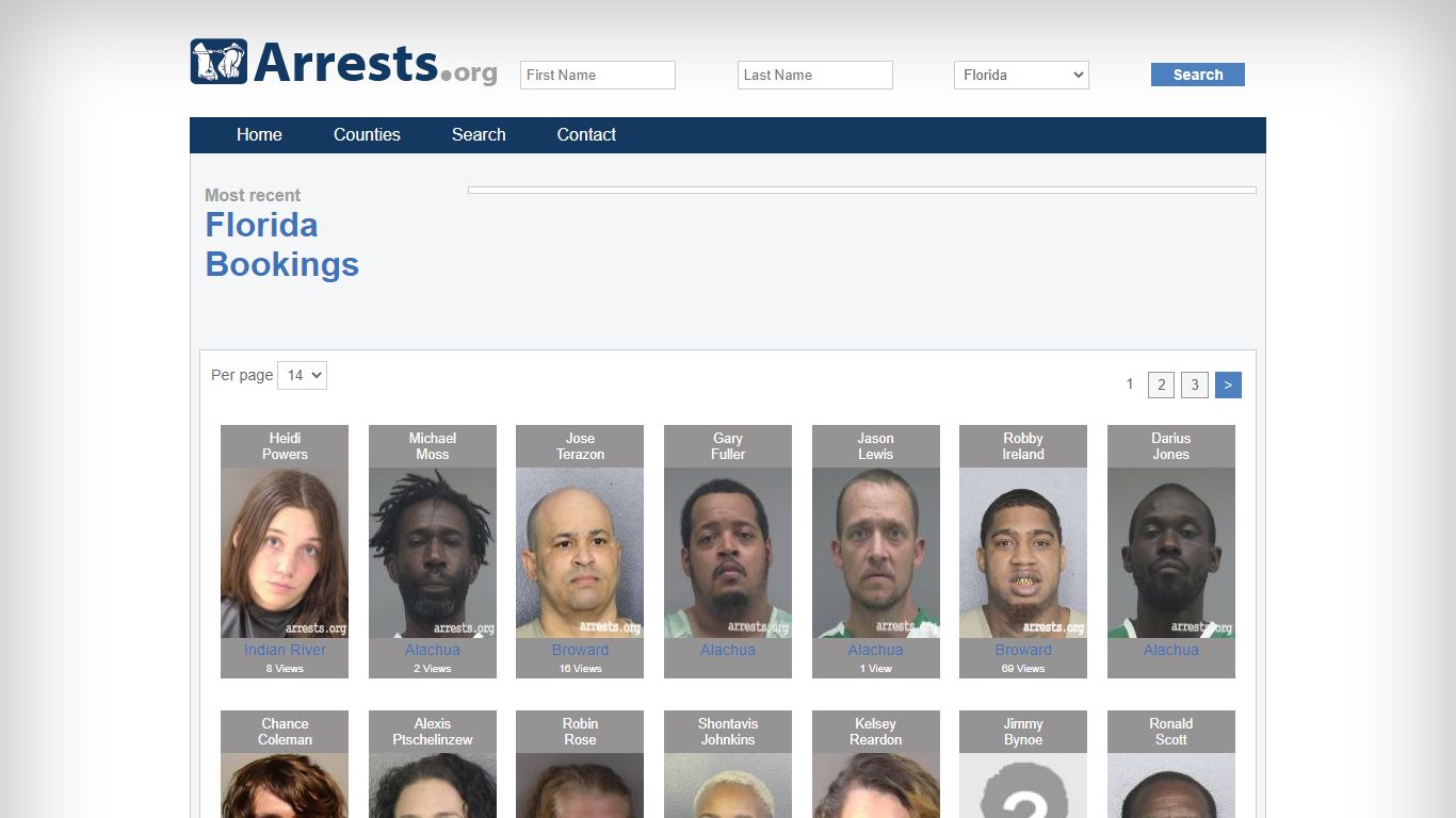 Florida Arrests and Inmate Search